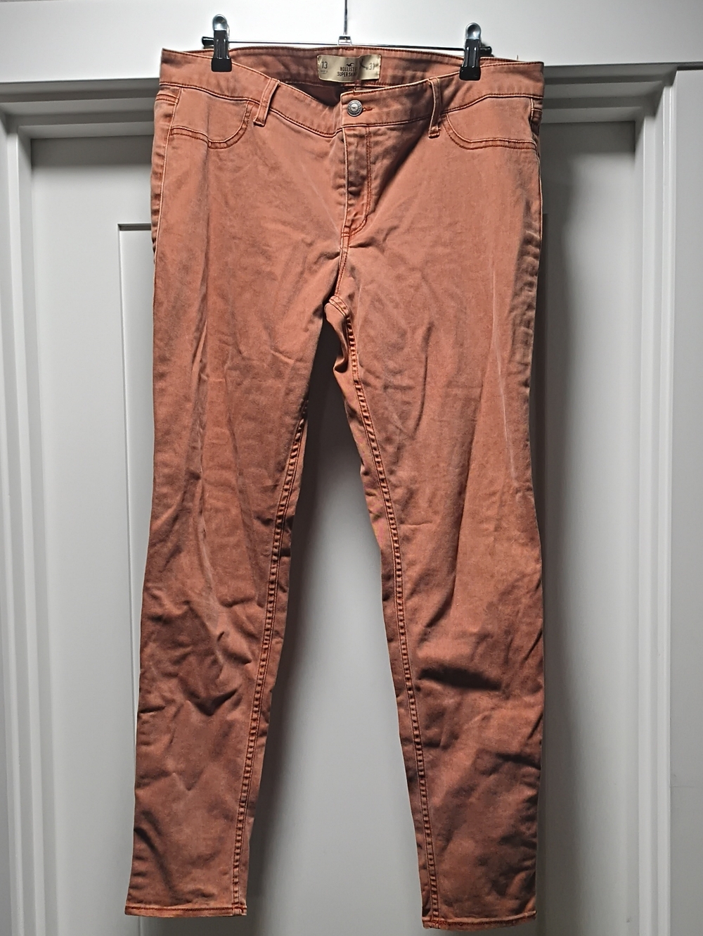 Hollister Skinny Jeans in Warm Rust Orange